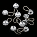 10 Pieces Metal Collar Extender Jeans Shirt Dress Collar Waistband Expander Wonder Buttons