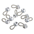 10 Pieces Metal Collar Extender Jeans Shirt Dress Collar Waistband Expander Wonder Buttons