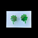 Resin Mold Jewelry DIY Mould Lucky Four Leaf Shapes Pendant Charms Earring Findings Making