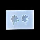 Resin Mold Jewelry DIY Mould Lucky Four Leaf Shapes Pendant Charms Earring Findings Making