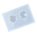 Resin Mold Jewelry DIY Mould Lucky Four Leaf Shapes Pendant Charms Earring Findings Making