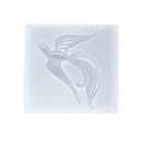 Silicone Phoenix Mold With Hole Resin Jewelry Pendant Charm DIY Making Mould Tool
