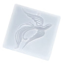 Silicone Phoenix Mold With Hole Resin Jewelry Pendant Charm DIY Making Mould Tool