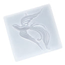 Silicone Phoenix Mold With Hole Resin Jewelry Pendant Charm DIY Making Mould Tool