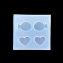 5 Pieces Mini Crown Wings Design Silicone Mould Jewelry Making Mold for DIY Pendants Charms Crafts