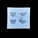 5 Pieces Mini Crown Wings Design Silicone Mould Jewelry Making Mold for DIY Pendants Charms Crafts