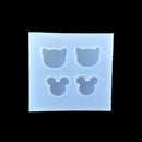 5 Pieces Mini Crown Wings Design Silicone Mould Jewelry Making Mold for DIY Pendants Charms Crafts
