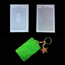 1 Set Card Sleeve Case Shape Silicone Mould Jewelry Mold Tool for Resin Jewelry Making DIY Pendants Charms