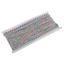 10 Yards Square Colorful Rhinestone Beaded Chain Ribbon Trim Applique Embellishment for Craft