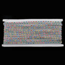 10 Yards Square Colorful Rhinestone Beaded Chain Ribbon Trim Applique Embellishment for Craft