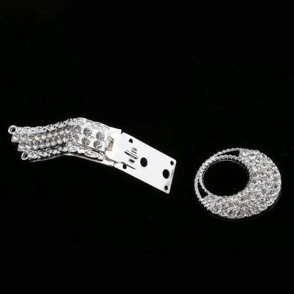 1 Piece Rhinestone Button Duck Mouth Buckle for Collar Buttons Coats Buttons