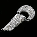 1 Piece Rhinestone Button Duck Mouth Buckle for Collar Buttons Coats Buttons