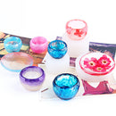Silicone Bowl Mold Resin Dried Flower Craft Making Mold 4cm Bowl