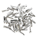 50Pcs 34mm Single Prong Alligator Clip Hair Bows Metal Hair Clip Accessories