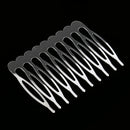 10 Pieces Teeth Fancy DIY Metal Wire Hair Clips Combs Bridal Wedding Combs