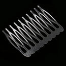 10 Pieces Teeth Fancy DIY Metal Wire Hair Clips Combs Bridal Wedding Combs