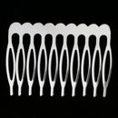 10 Pieces Teeth Fancy DIY Metal Wire Hair Clips Combs Bridal Wedding Combs