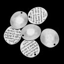 Wholesale 20 Pieces Antique Sliver Alloy Pendant Charms Necklace Tags Jewelry Findings fit DIY Crafts Projects