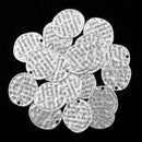Wholesale 20 Pieces Antique Sliver Alloy Pendant Charms Necklace Tags Jewelry Findings fit DIY Crafts Projects