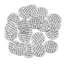 Wholesale 20 Pieces Antique Sliver Alloy Pendant Charms Necklace Tags Jewelry Findings fit DIY Crafts Projects