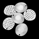 Wholesale 20 Pieces Antique Sliver Alloy Pendant Charms Necklace Tags Jewelry Findings fit DIY Crafts Projects
