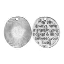 Wholesale 20 Pieces Antique Sliver Alloy Pendant Charms Necklace Tags Jewelry Findings fit DIY Crafts Projects