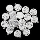 20 Pieces Metal Moon Design Hanging Pendant Charms for Jewelry Making Crafts Phone Hanging Decoration