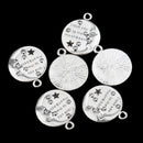 20 Pieces Metal Moon Design Hanging Pendant Charms for Jewelry Making Crafts Phone Hanging Decoration