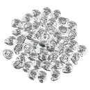 50 Pieces Vintage Tibetan Silver Peace Sign Jewelry Charms DIY Unique Necklace Bracelet Cellphone Pendant