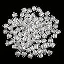 100 Piece Alloy Love & Heart Jewelry Pendant Charms Fingdings for Jewelry Making Hanging Decor Silver