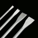 4pcs/Set Stainless Steel Slotted Punches Flat Chisel Punch Tools Craft Tools