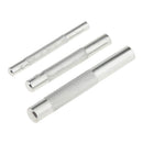 3 Pieces Die Punch Tools Snaps Fastener Punch Hole Tool for Rivet Button Install