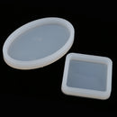 4 Pieces Assoted Shape Jewelry Silicone Mould Ornament Resin Craft Making
