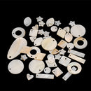 12 Pieces Flat Shell Charm Loose Beads Drop and Oval Mix for Jewelry Earring Pendant Artcraft DIY