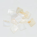 12 Pieces 2 Style Loose Shell Charm Beads Spacer for Jewelry Pendant Artcraft DIY Accessories