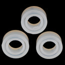 3 Pieces Assorted Silicone DIY Cabochon Ring Mold Making Jewelry Round Rings Resin Casting Mould DIY Craft