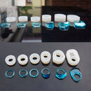3 Pieces Assorted DIY Silicone Ring Mold for Resin Jewelry Making Craft