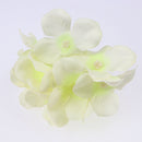 10 Pieces Silk Hydrangea Flower Heads with Stem for Bridal Bouquet Wedding Decorations