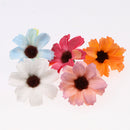 20 Pieces Silk Artificial Daisy Head Fake Flower for Wedding Decor DIY Hair Clips,Wedding Decorations