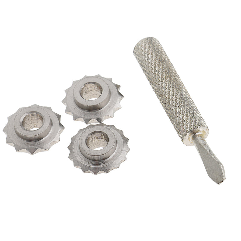 1 Set Leathercrafts Leather Over Stitch Wheel Roulette Spacer Sewing Tools 3/3.5/4/5mm