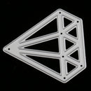 Carbon Steel Cutting Dies Embossing Stencil for DIY Scrapbooking Paper Album Diamond Shaped