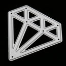 Carbon Steel Cutting Dies Embossing Stencil for DIY Scrapbooking Paper Album Diamond Shaped