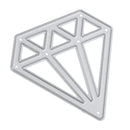 Carbon Steel Cutting Dies Embossing Stencil for DIY Scrapbooking Paper Album Diamond Shaped
