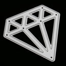 Carbon Steel Cutting Dies Embossing Stencil for DIY Scrapbooking Paper Album Diamond Shaped