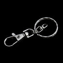 10 Pieces Silver Lobster Claw Clasp Keychain Key Ring Jewelry Findings