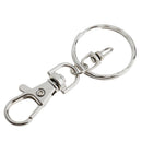 10 Pieces Silver Lobster Claw Clasp Keychain Key Ring Jewelry Findings