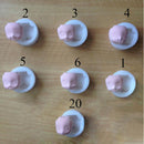 Silicone Mini Lovely Doll Face Mould Push Press Mold Moulds for Polymer Clay 1