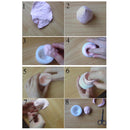Silicone Mini Lovely Doll Face Mould Push Press Mold Moulds for Polymer Clay 2