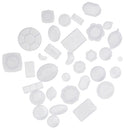 33 Pieces Dollhouse Miniatures Tableware Plastic Food Containers DIY