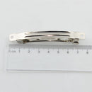 10 Pieces Prong Silver Flat Metal Alligator Hair Clips Barrette for Bows Hairpins DIY Hair Accessories